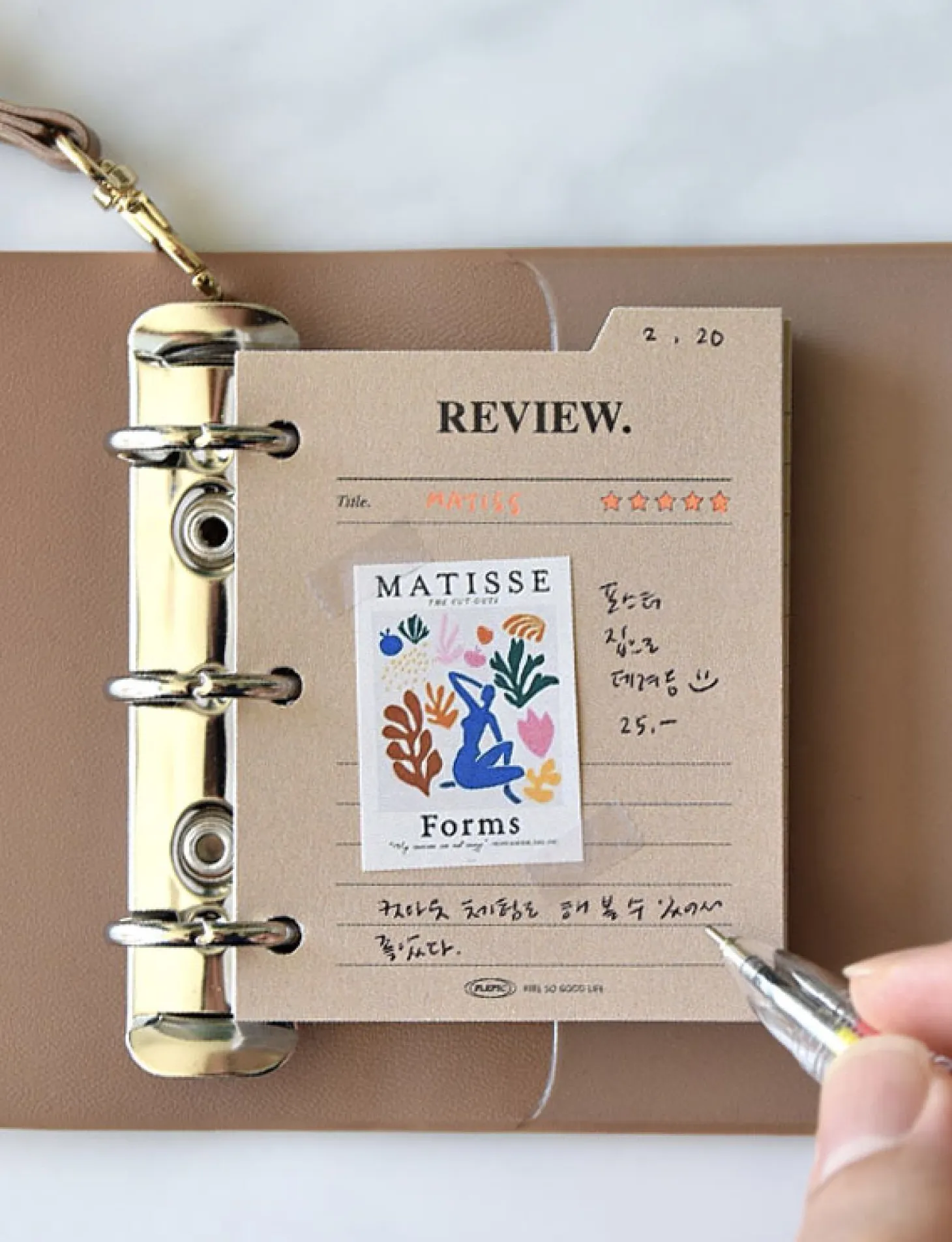 Mini Classy 3 Ring Index Planner Refill
