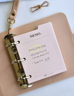 Mini Classy 3 Ring Index Planner Refill