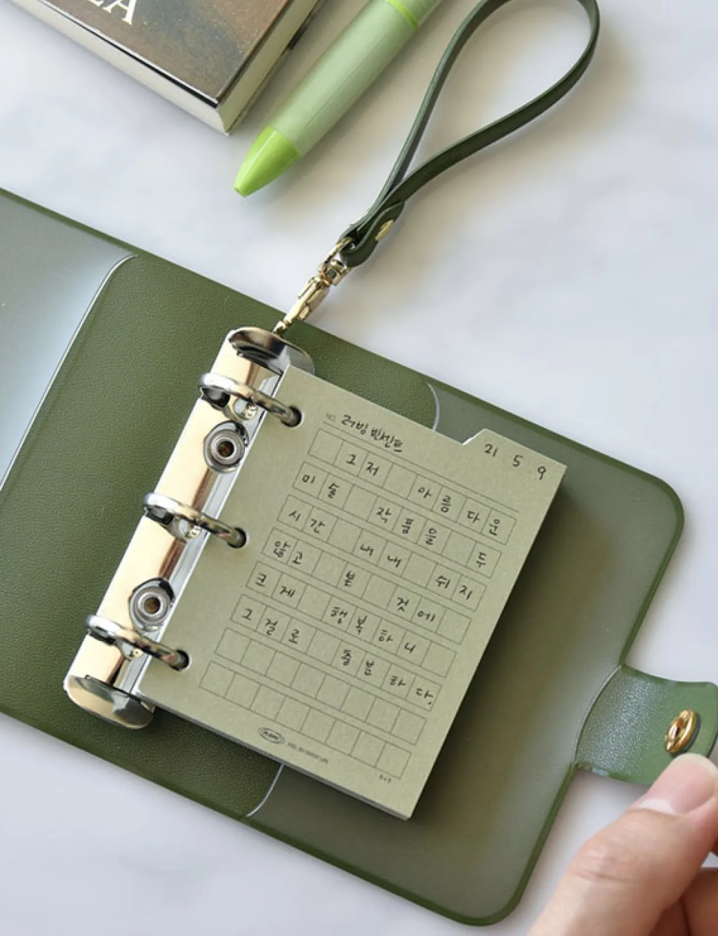 Mini Classy 3 Ring Index Planner Refill