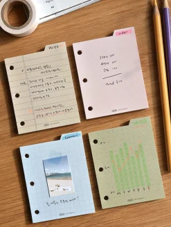 Mini Classy 3 Ring Index Planner Refill