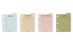 Mini Classy 3 Ring Index Planner Refill