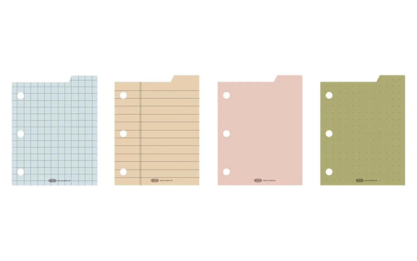 Mini Classy 3 Ring Index Planner Refill