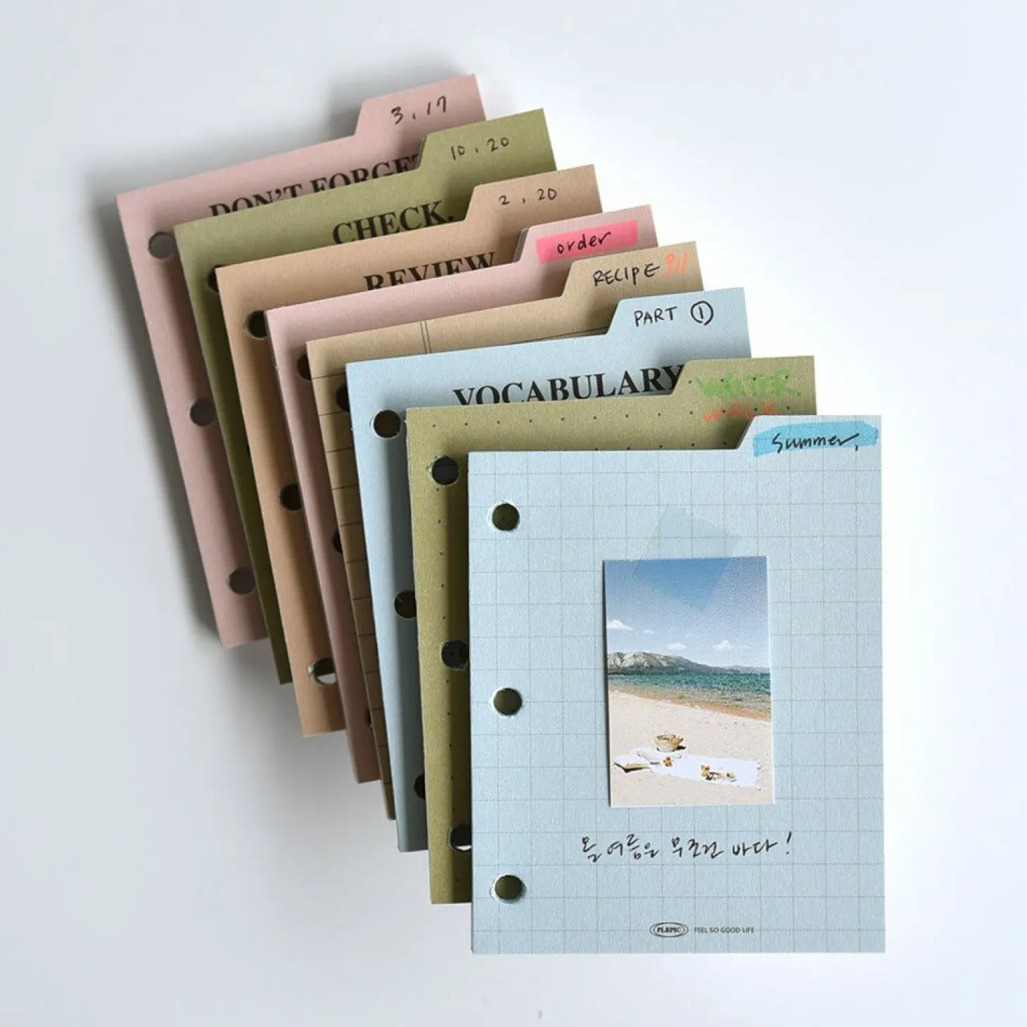 Mini Classy 3 Ring Index Planner Refill