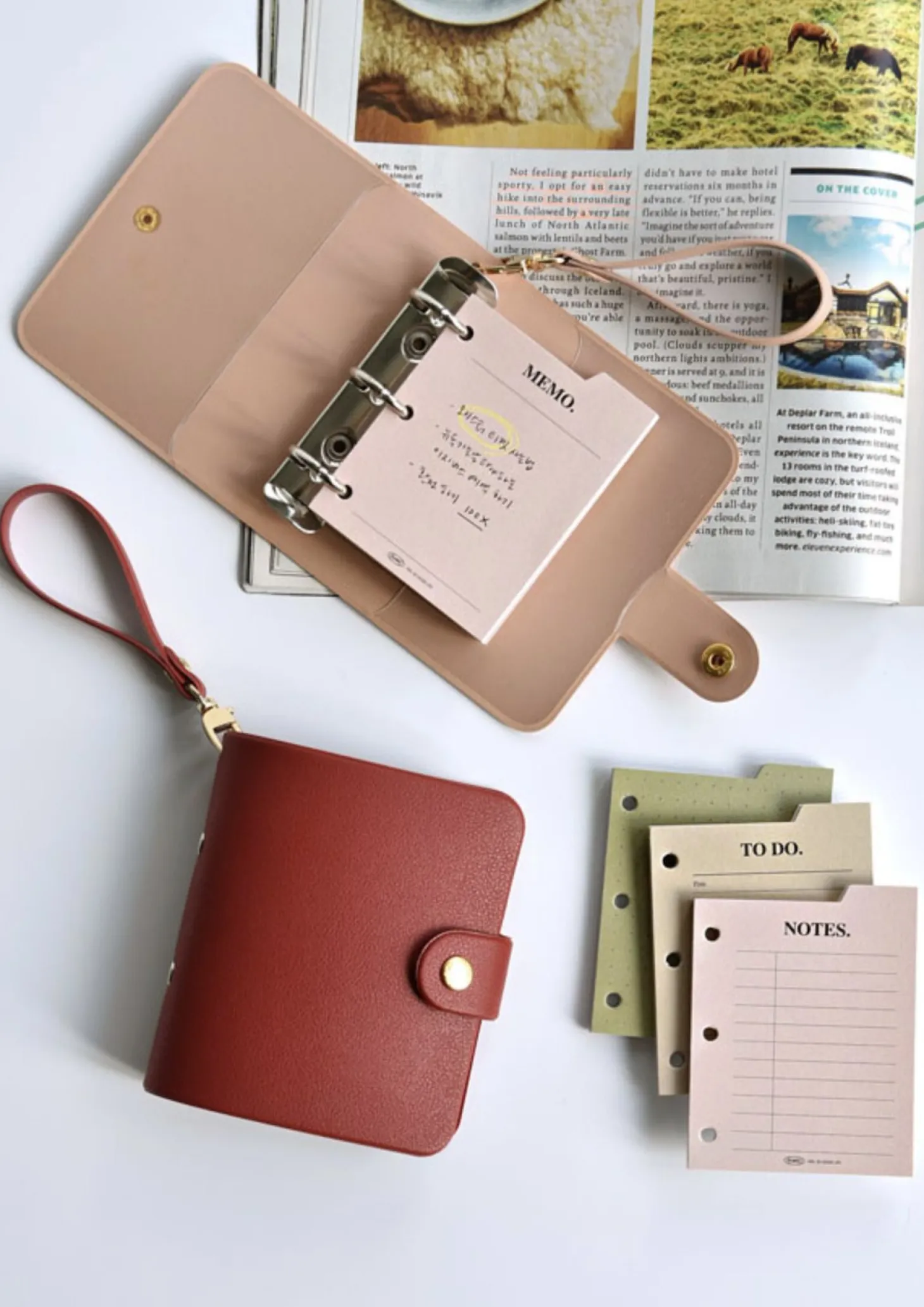 Mini Classy 3 Ring Index Planner Refill