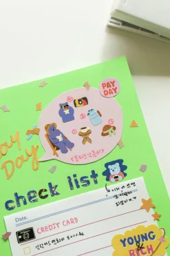 Mini Diary Removable Sticker v6