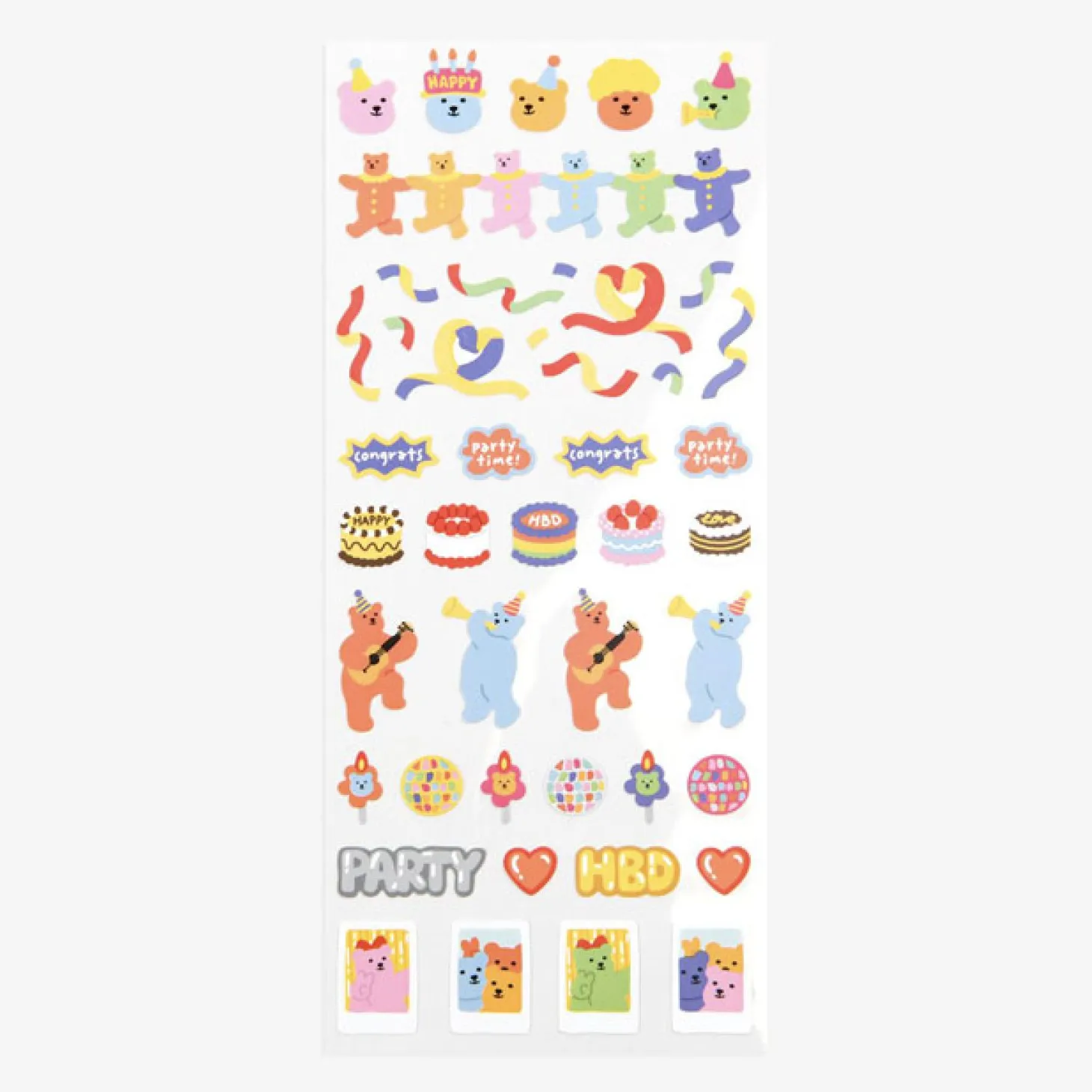 Mini Diary Removable Sticker v6