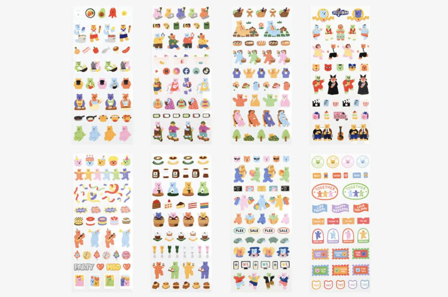 Mini Diary Removable Sticker v6