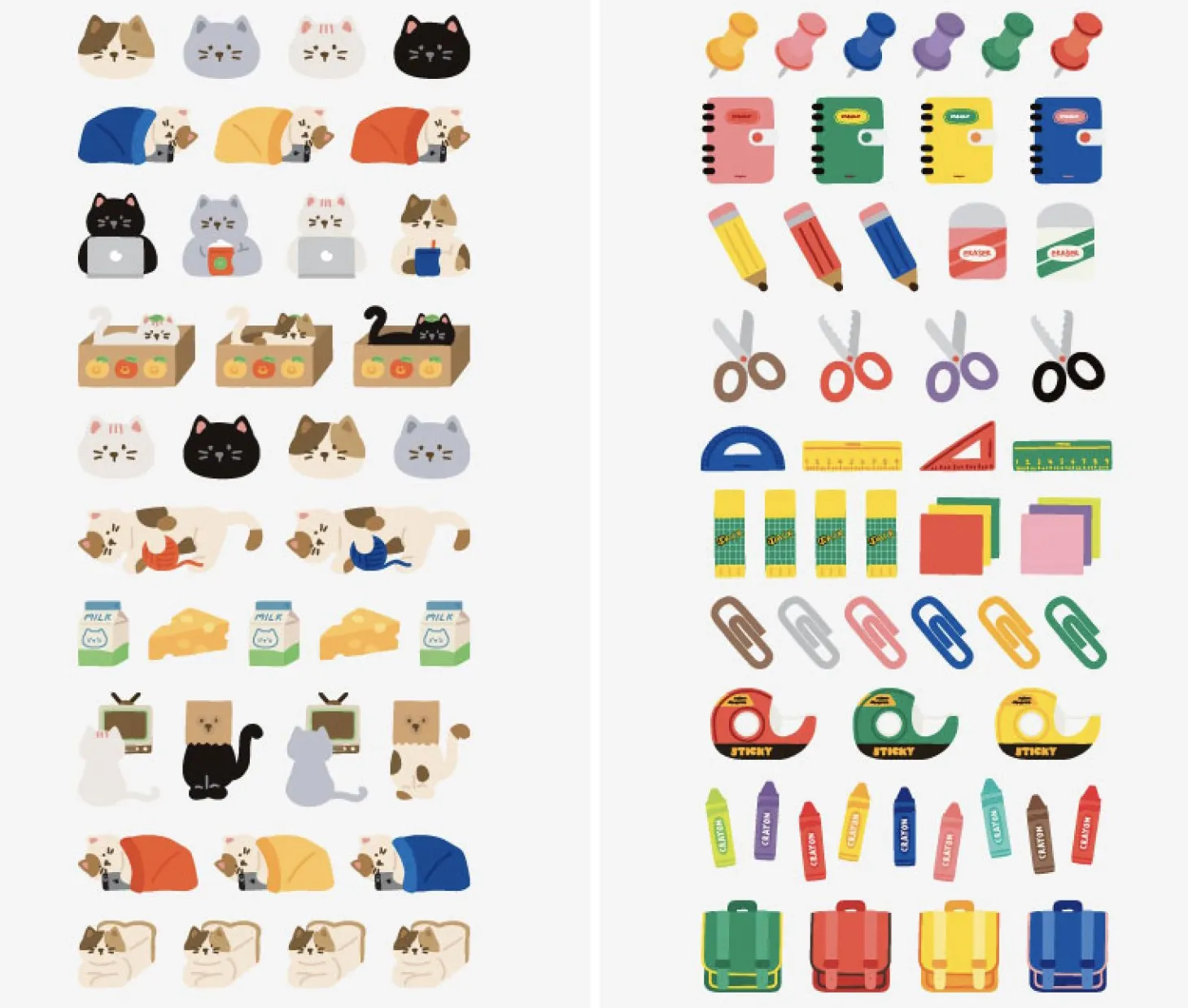 Mini Diary Removable Sticker v1