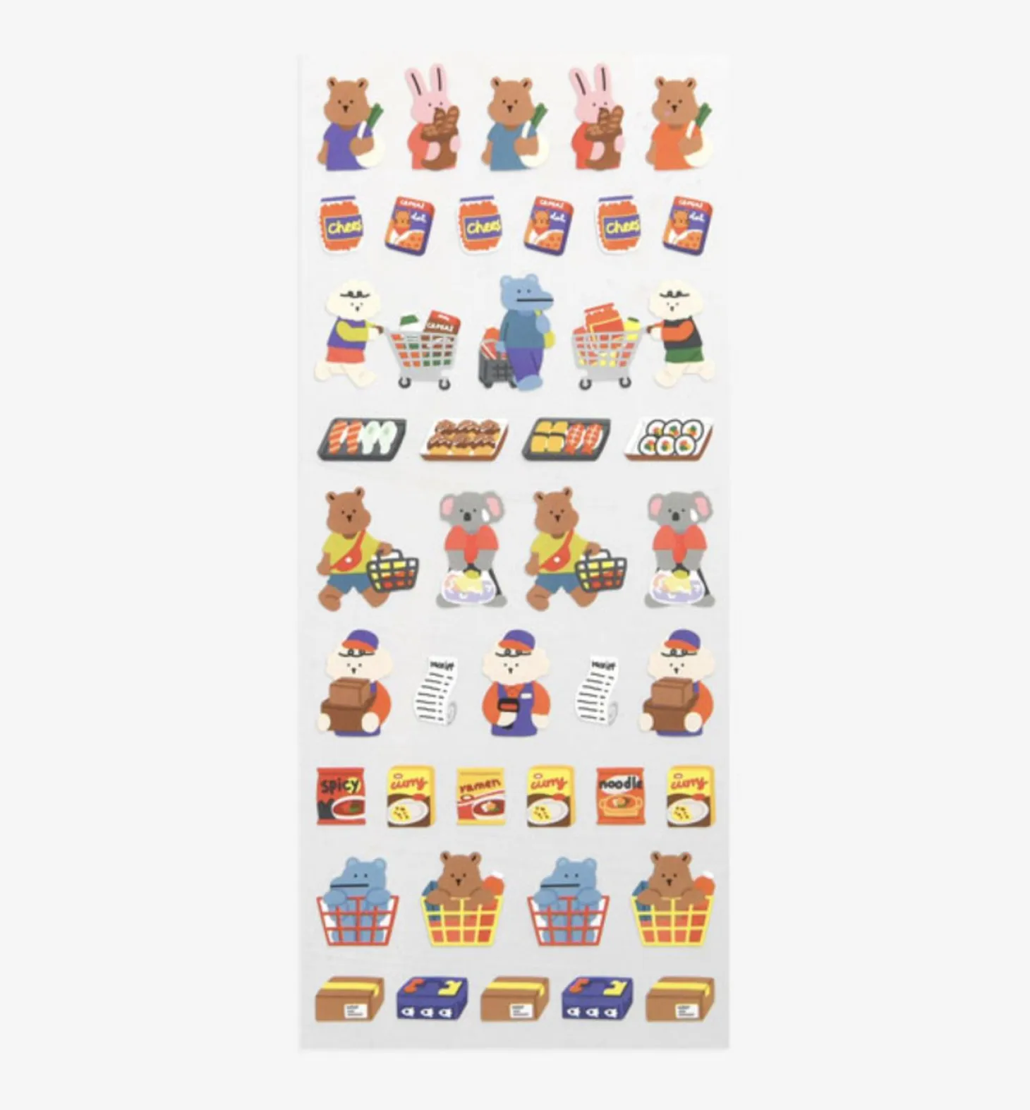 Mini Diary Removable Sticker v7