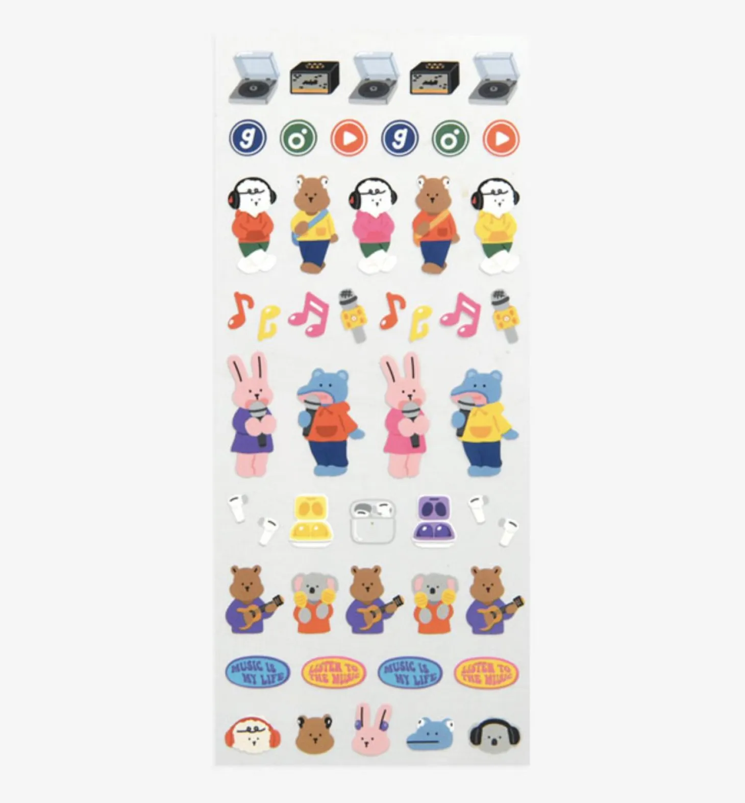 Mini Diary Removable Sticker v7