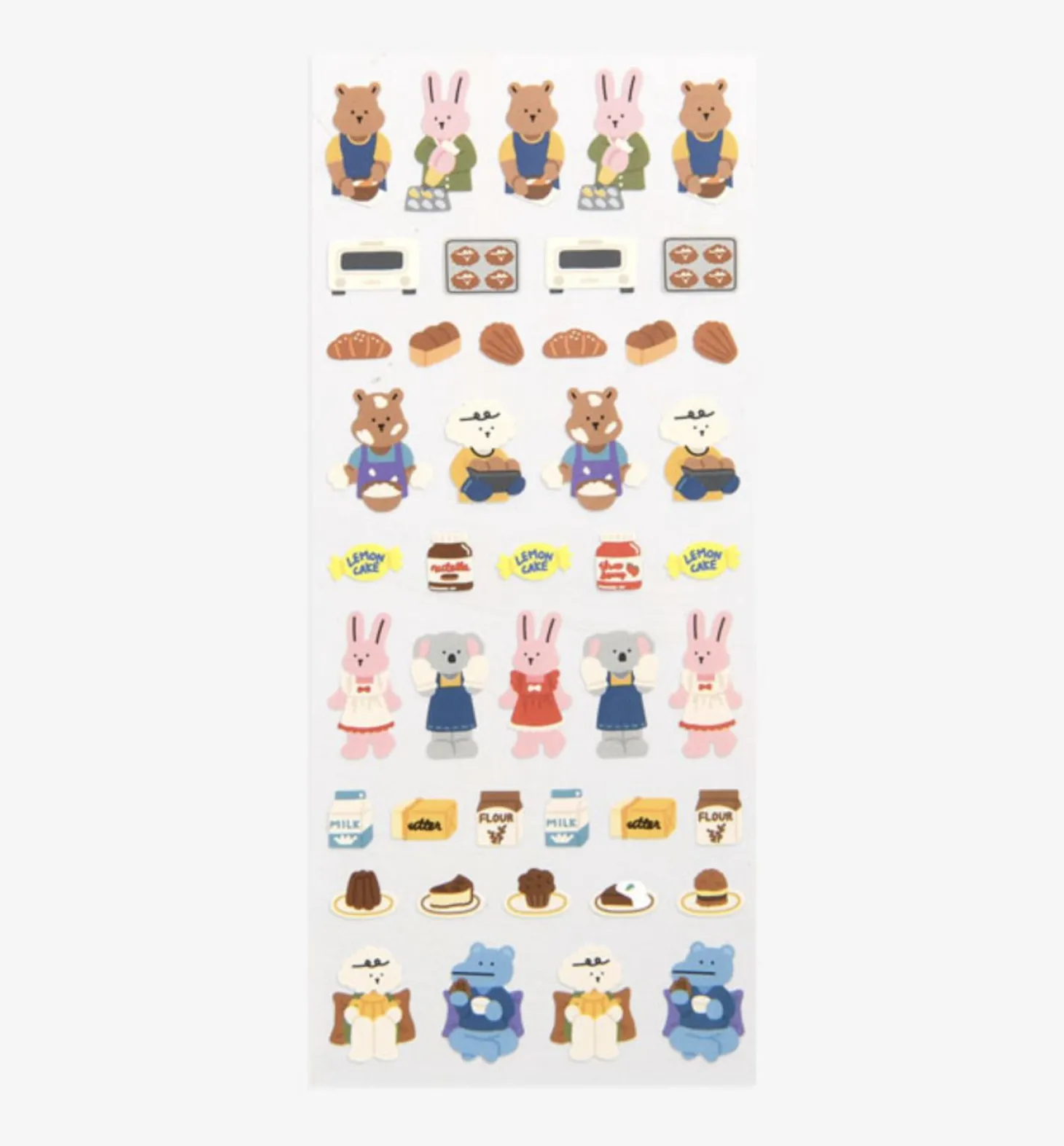 Mini Diary Removable Sticker v7