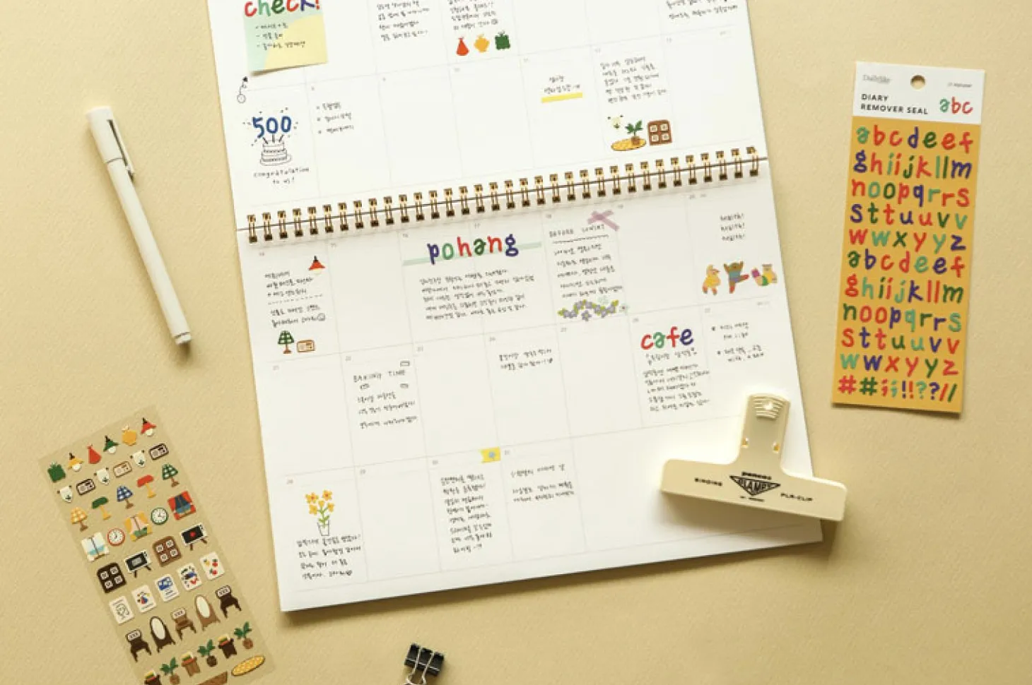 Mini Diary Removable Sticker v5