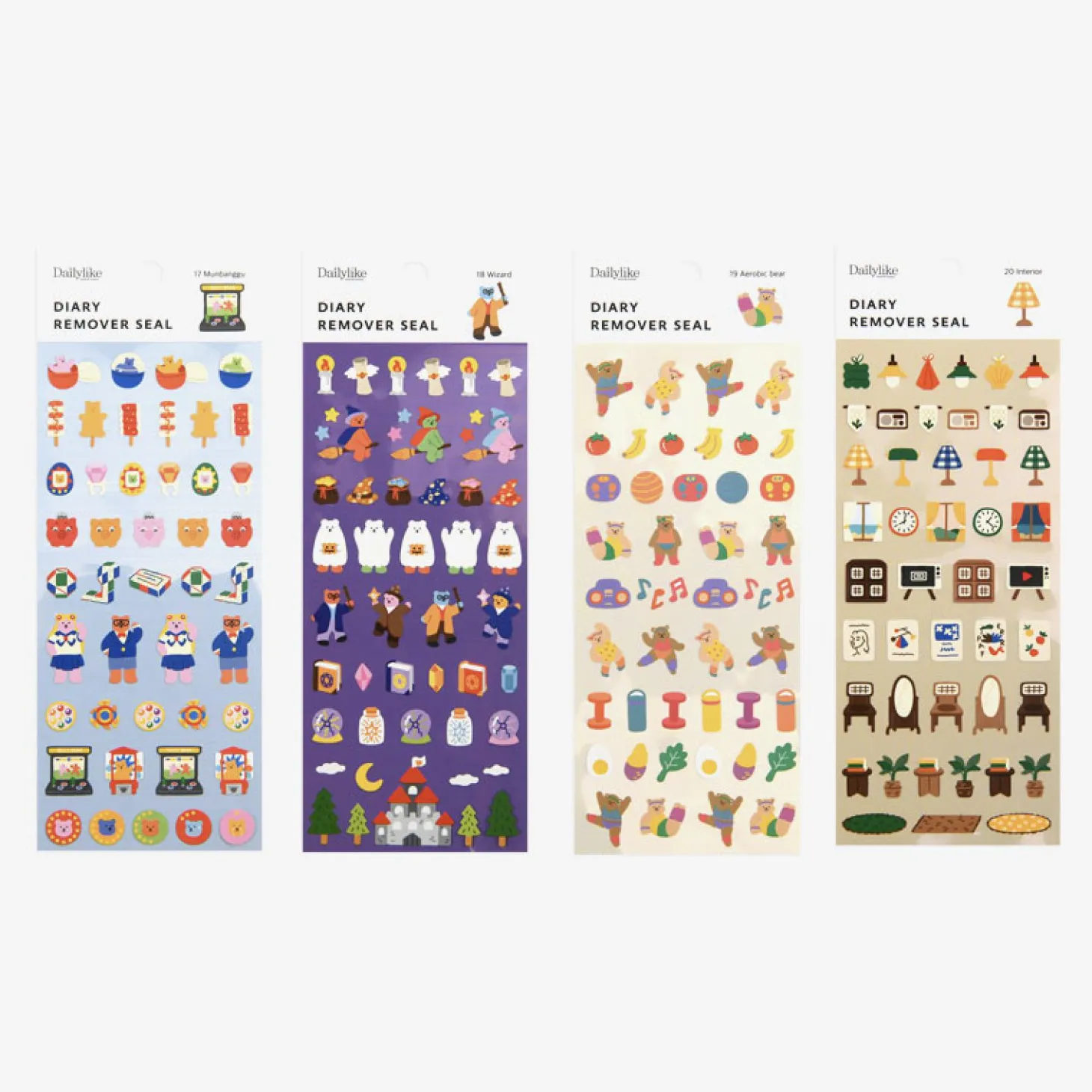 Mini Diary Removable Sticker v4