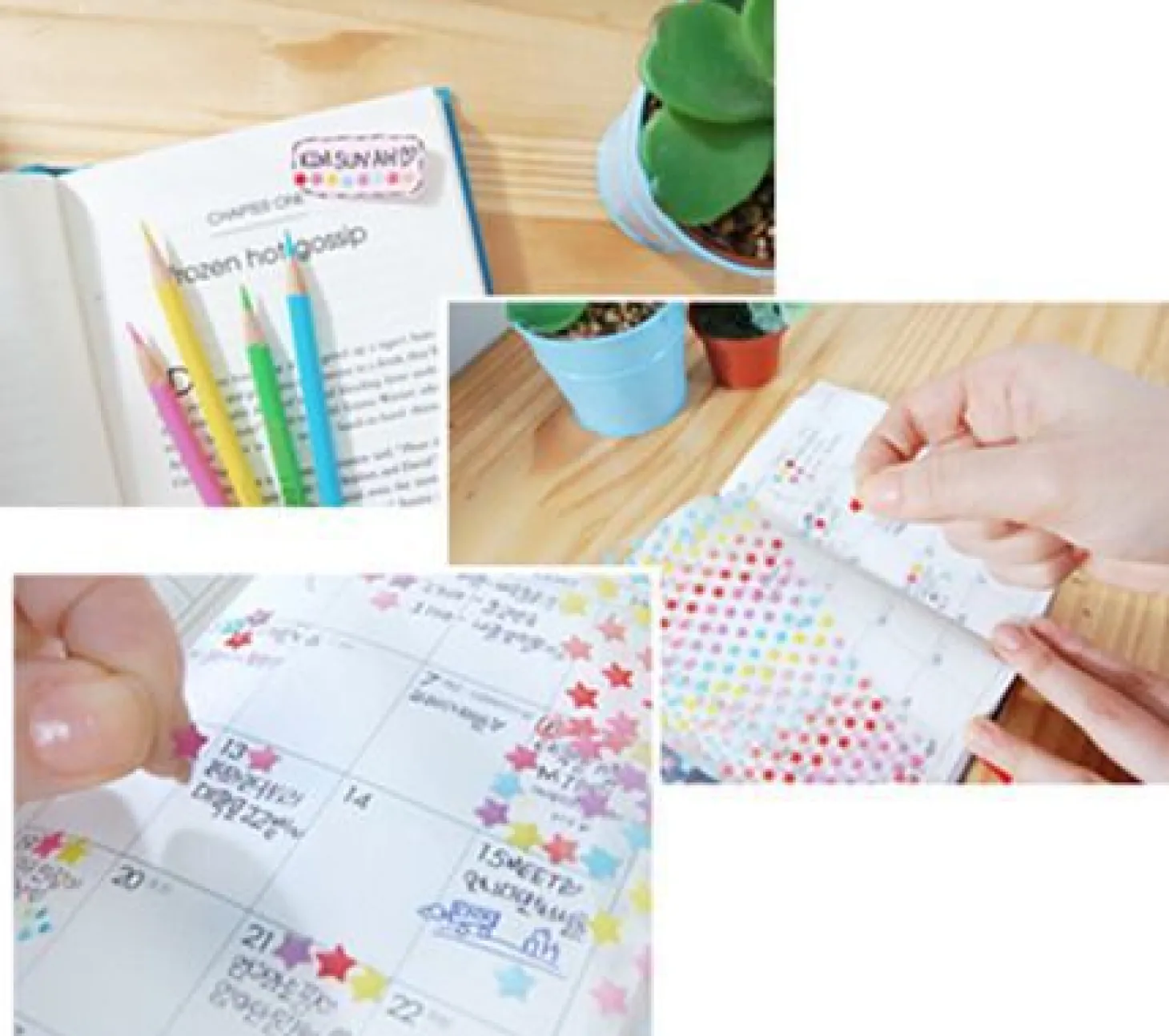 Mini Epoxy Star Sticker