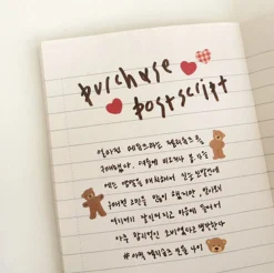 Mini Heart Bear Deco Sticker