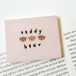Mini Heart Bear Deco Sticker