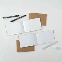 Mini Kraft Grid Note