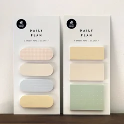 Mini Pastel Pattern Sticky Note Set