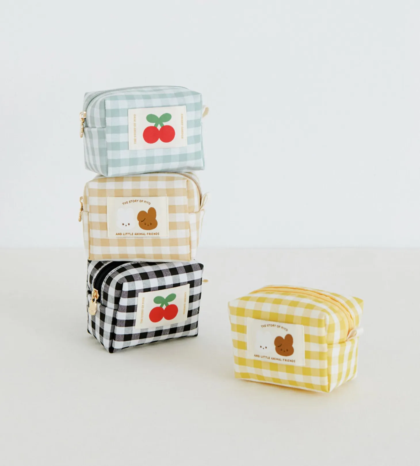 Mini Piyo Check Pouch