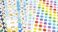 Mini Rainbow Emoji Sticker Set