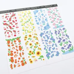 Mini Rainbow Flower Slim Sticker