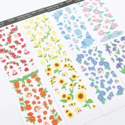 Mini Rainbow Flower Slim Sticker