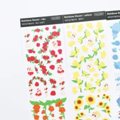 Mini Rainbow Flower Slim Sticker