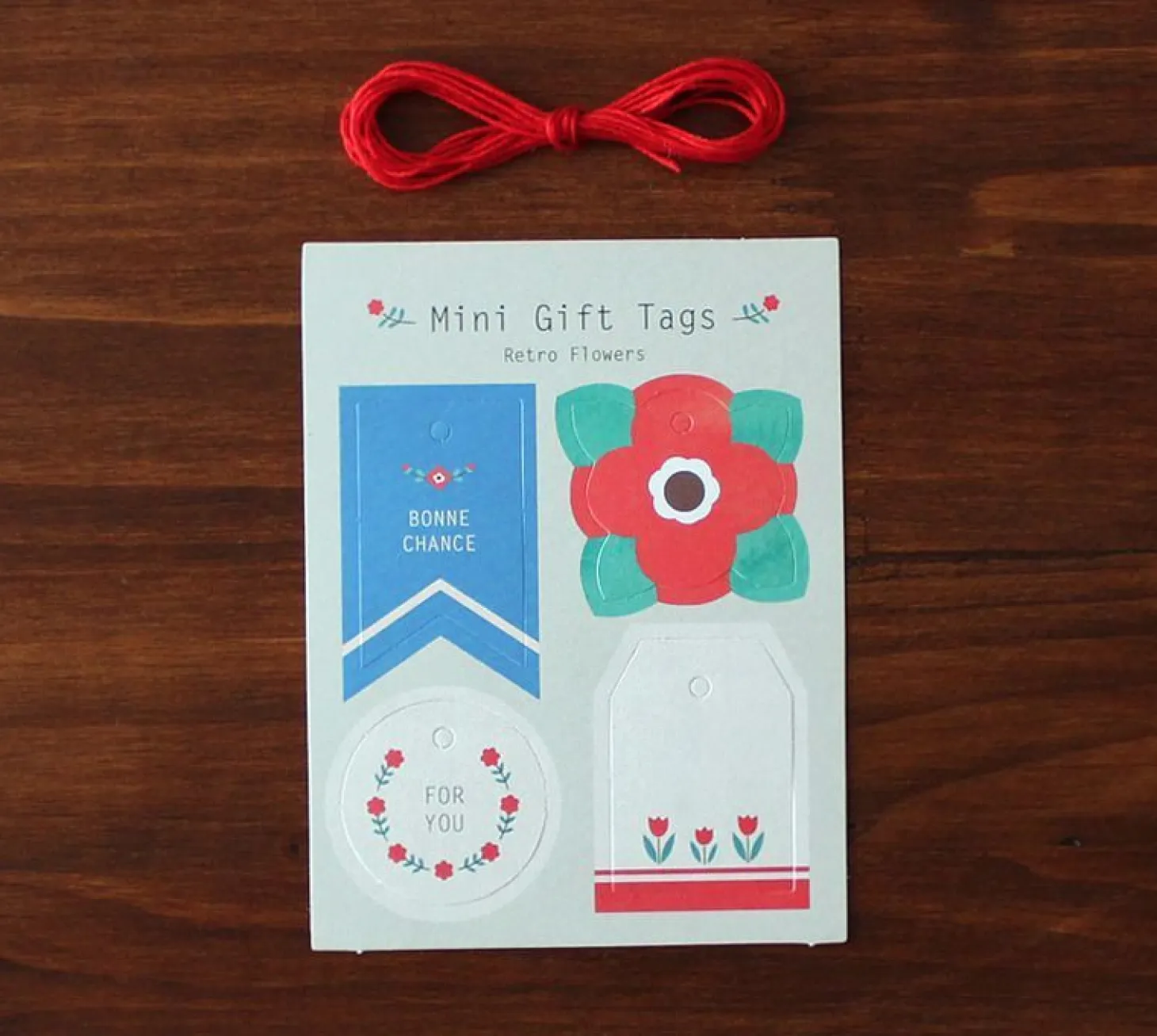 Mini Retro Gift Tag