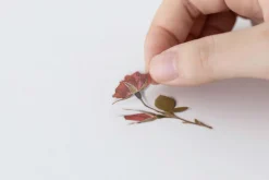Mini Rose Pressed Flower Sticker