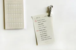 Mini Schedule Sticky note
