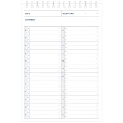 30 Min Quadrimester Study Planner