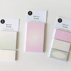 Mint & Pink Daily Plan Sticky Note