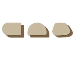 Modern Shape Two Tone Placemat