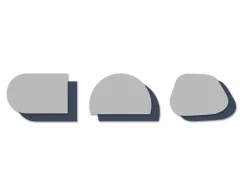 Modern Shape Two Tone Placemat