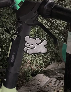 Momo Bear Reflective Keychain