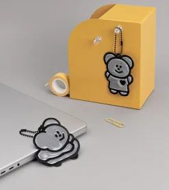 Momo Bear Reflective Keychain