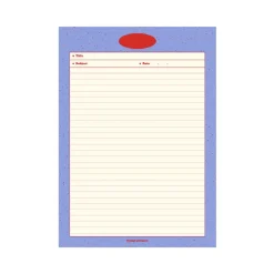 Monogram B5 Notepad