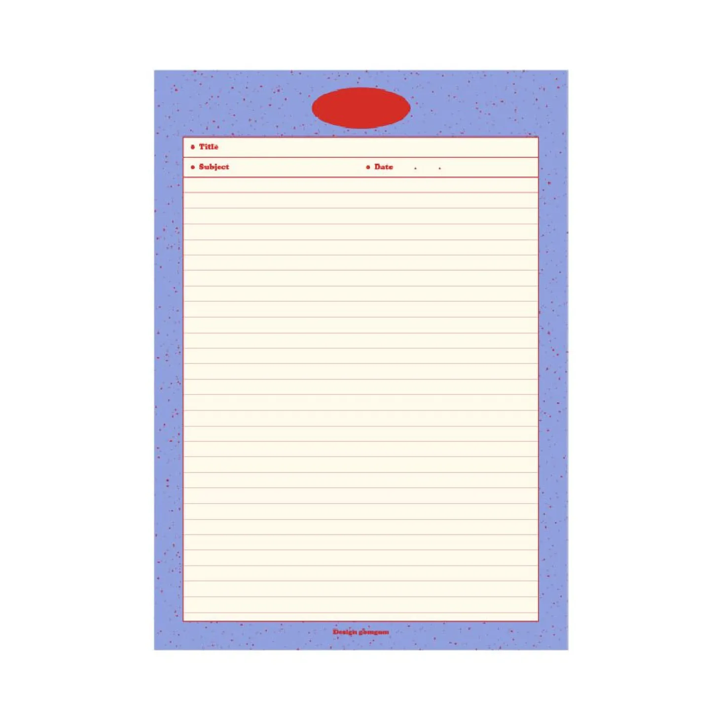 Monogram B5 Notepad