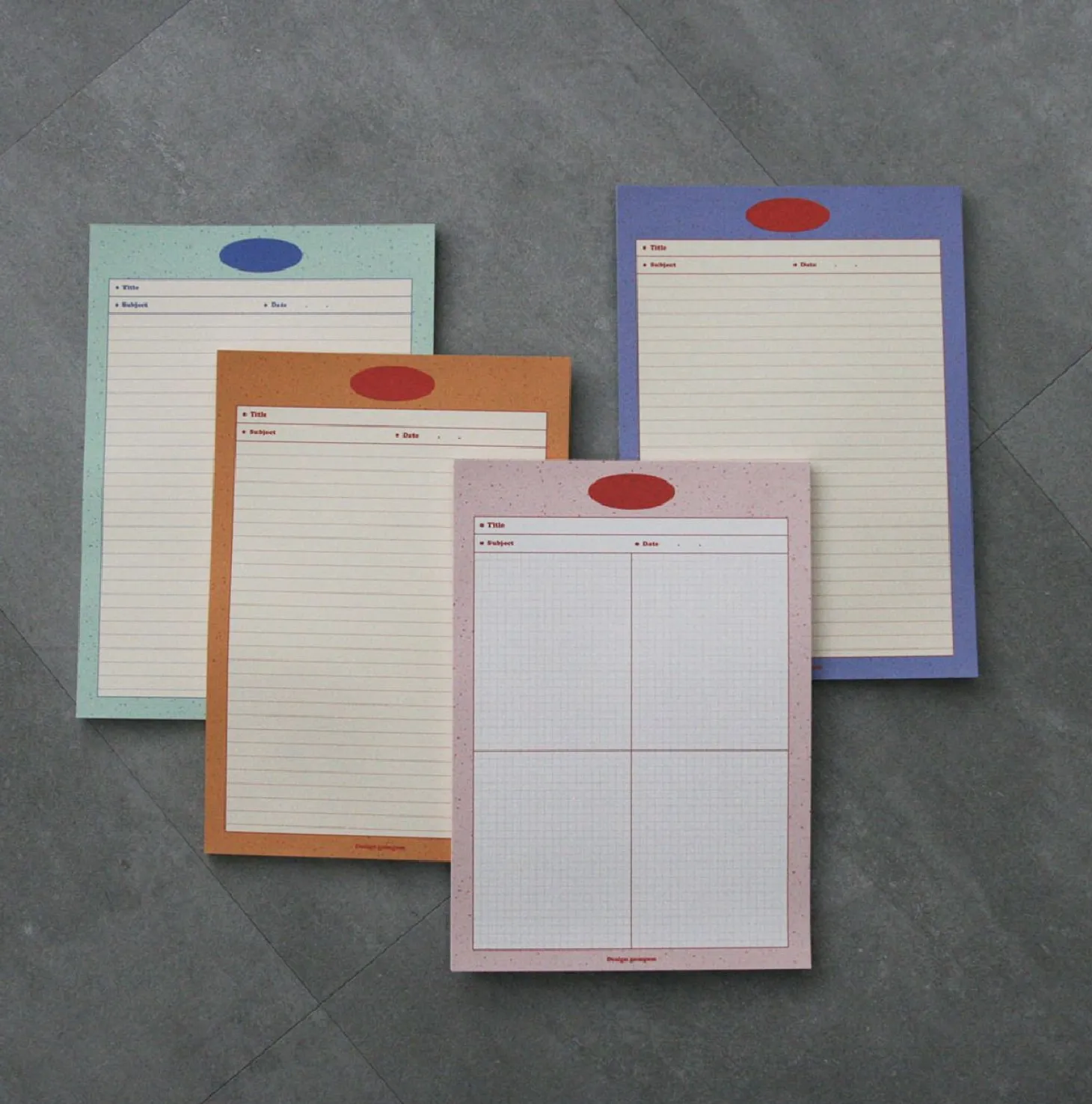 Monogram B5 Notepad