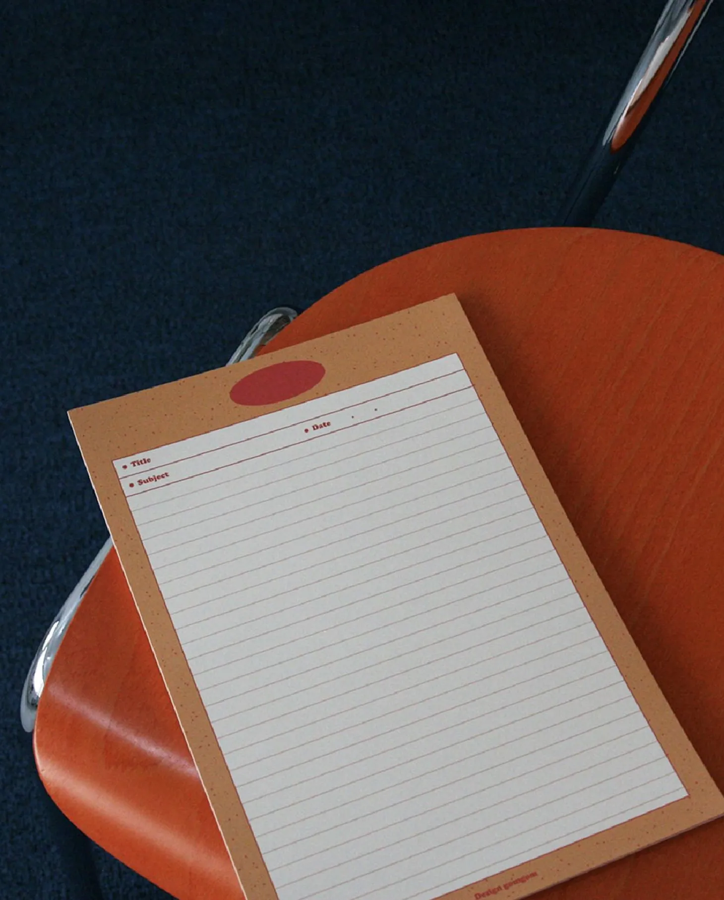 Monogram B5 Notepad