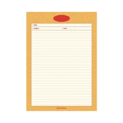 Monogram B5 Notepad