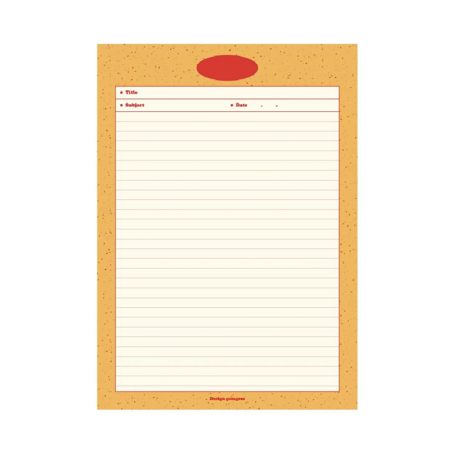 Monogram B5 Notepad
