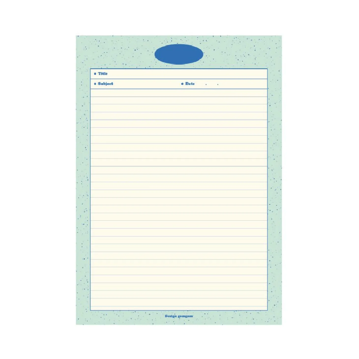 Monogram B5 Notepad