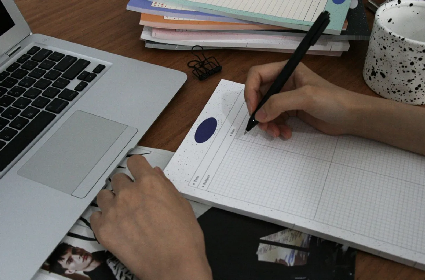 Monogram B5 Notepad