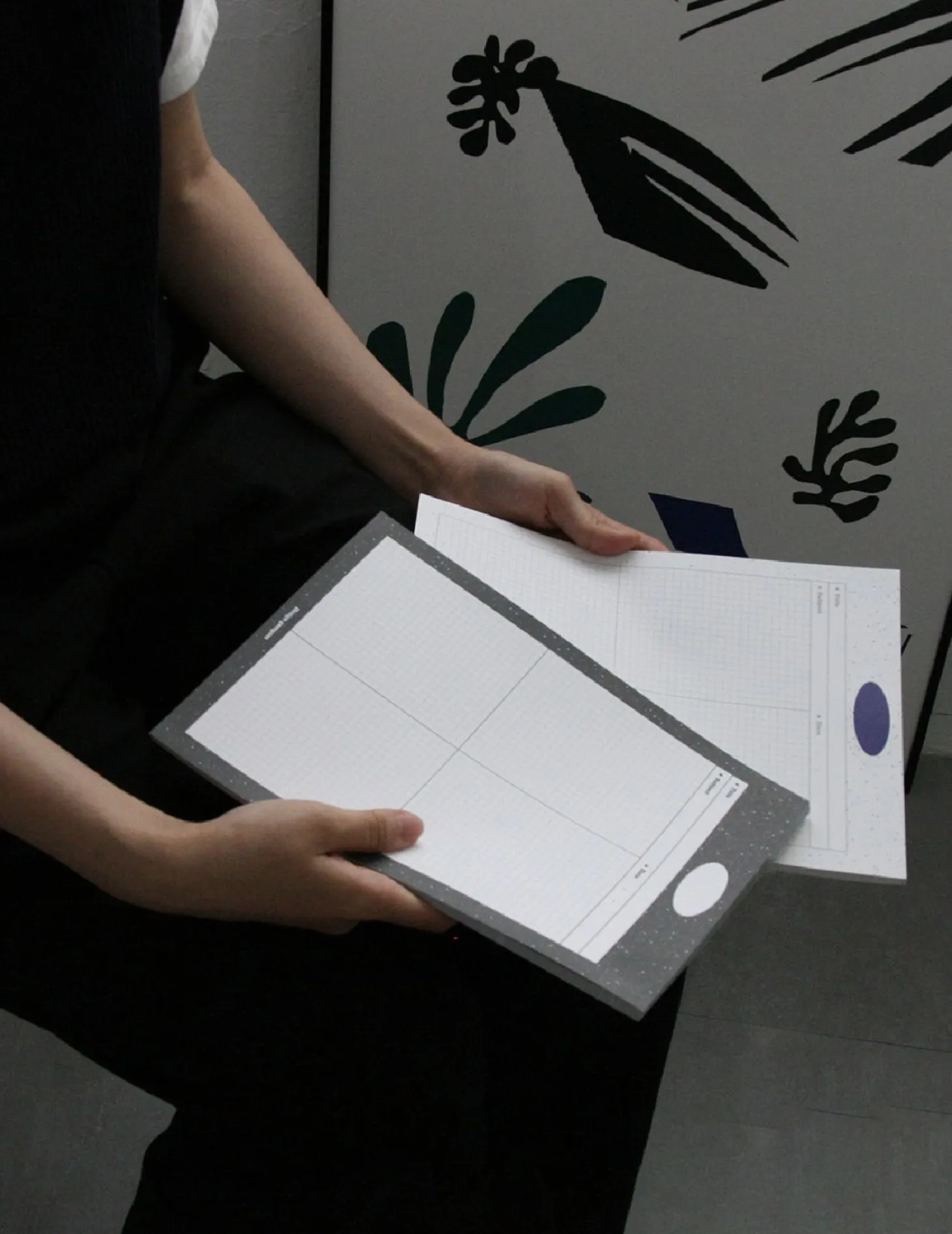 Monogram B5 Notepad