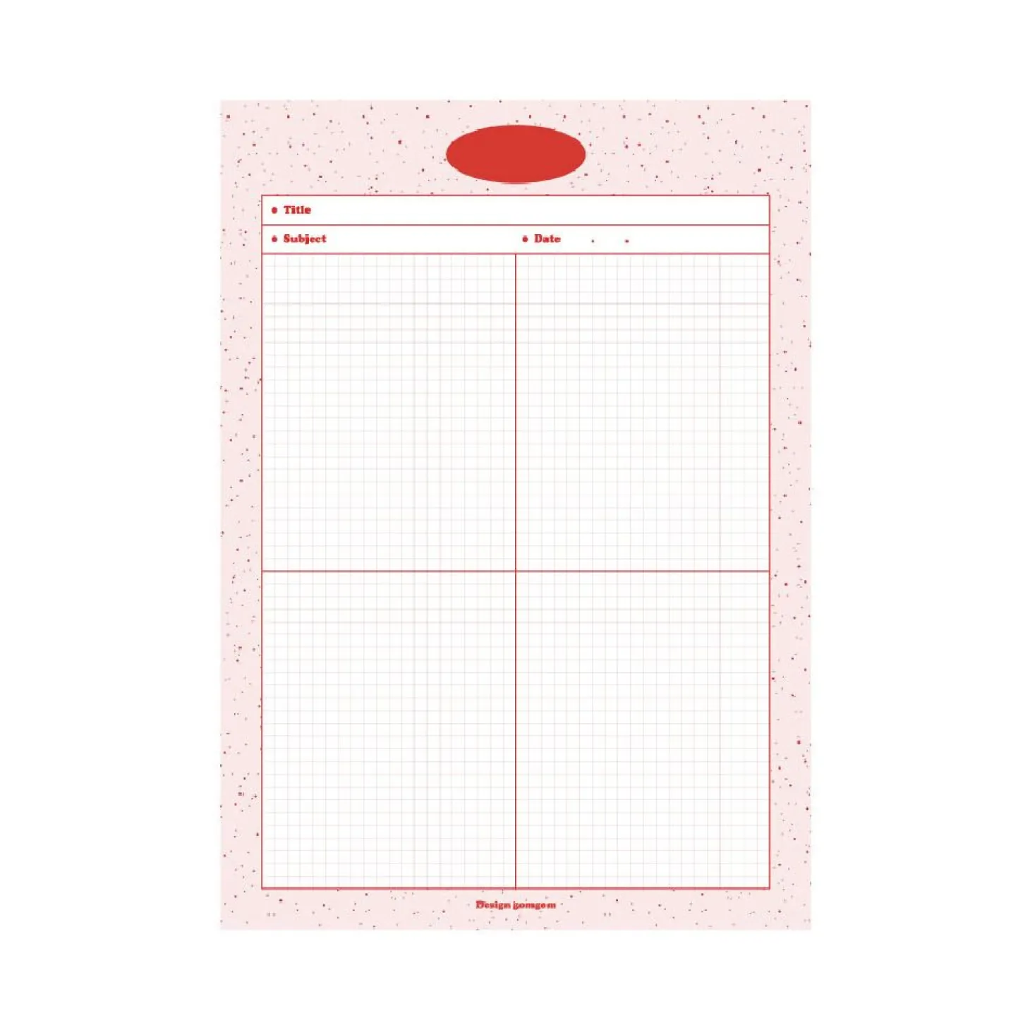 Monogram B5 Notepad
