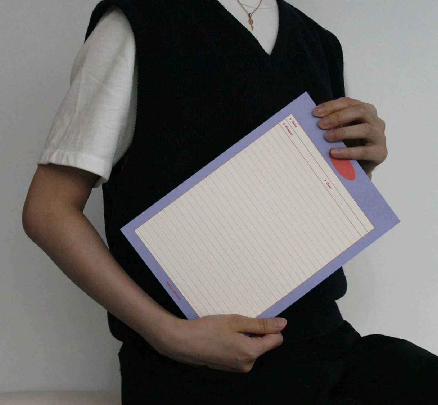 Monogram B5 Notepad