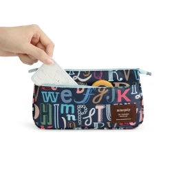 Monopoly Pattern Zipper Pouch