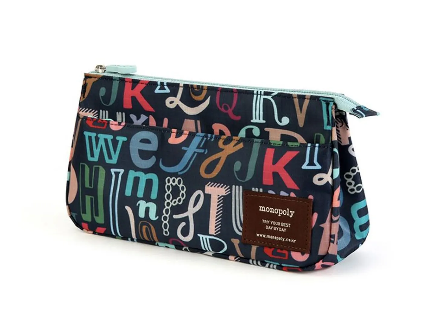 Monopoly Pattern Zipper Pouch