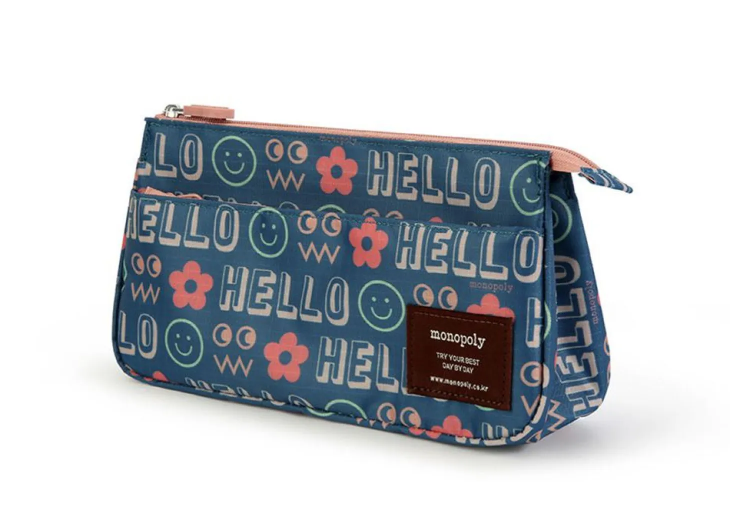 Monopoly Pattern Zipper Pouch